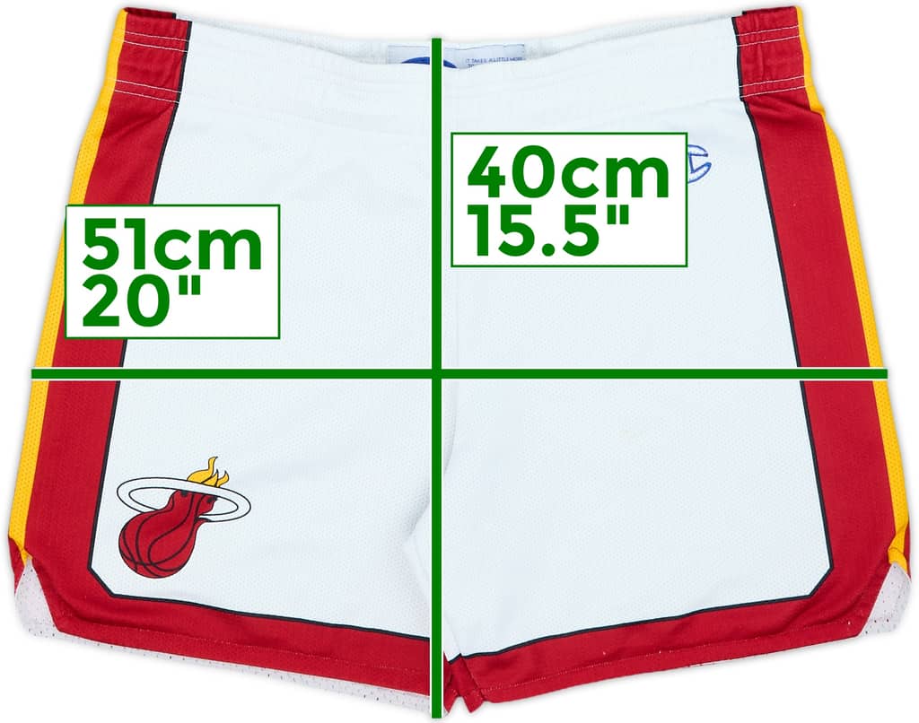 2000-09 Miami Heat Champion Home Shorts - 7/10 - (L.Boys)