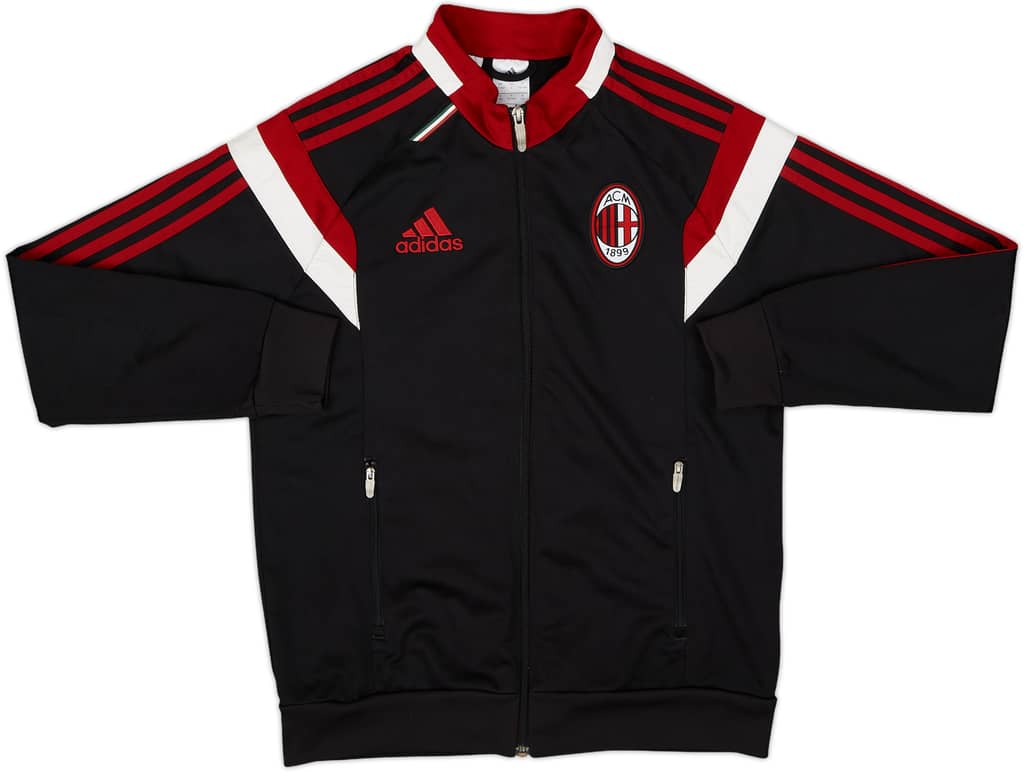 2014-15 AC Milan adidas Track Jacket - 9/10 - (L.Boys)