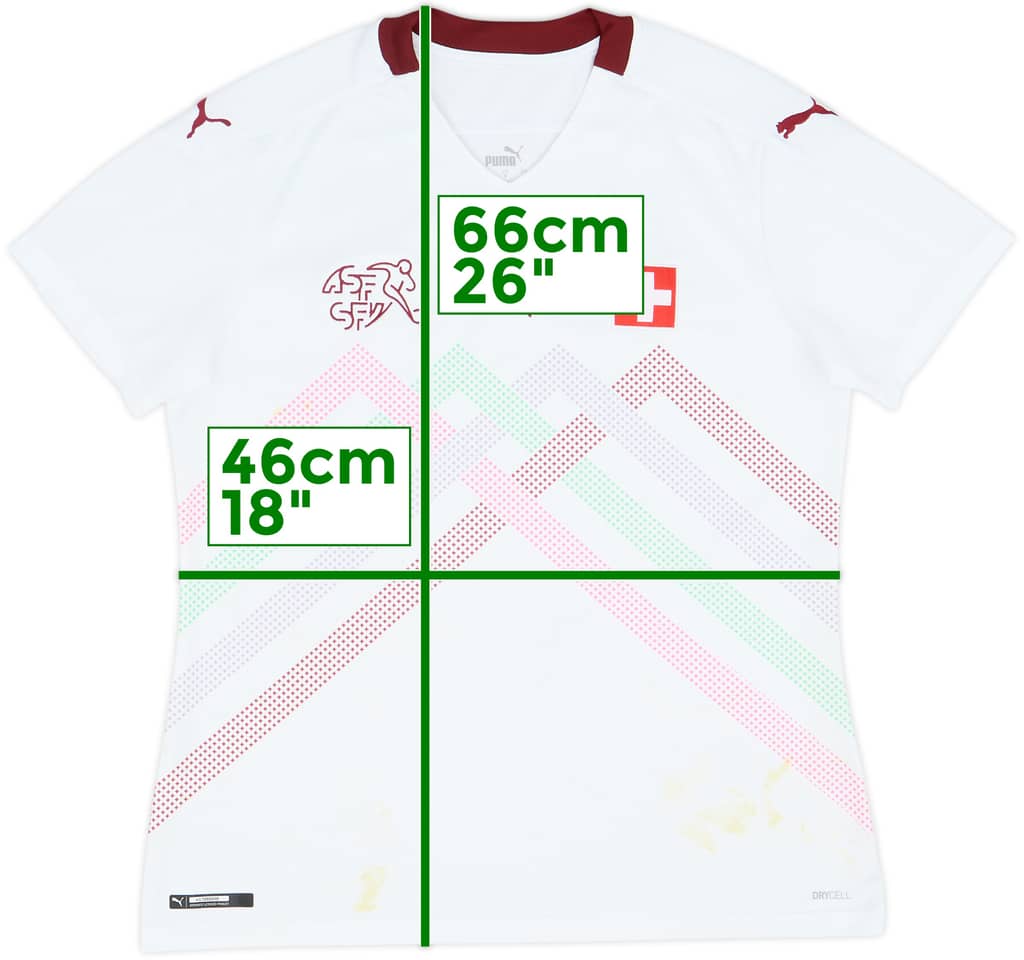 2020-21 Switzerland Away Shirt - 8/10 - (Women's L)