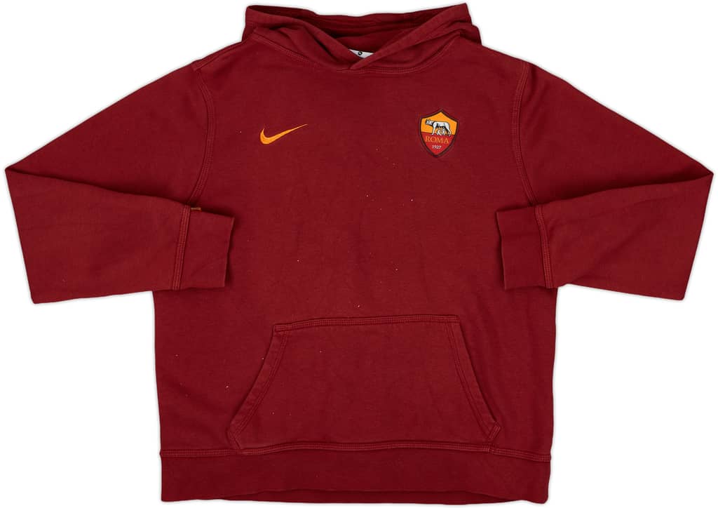 2015-16 Roma Nike Hooded Sweat Top - 9/10 - (XL.Boys)