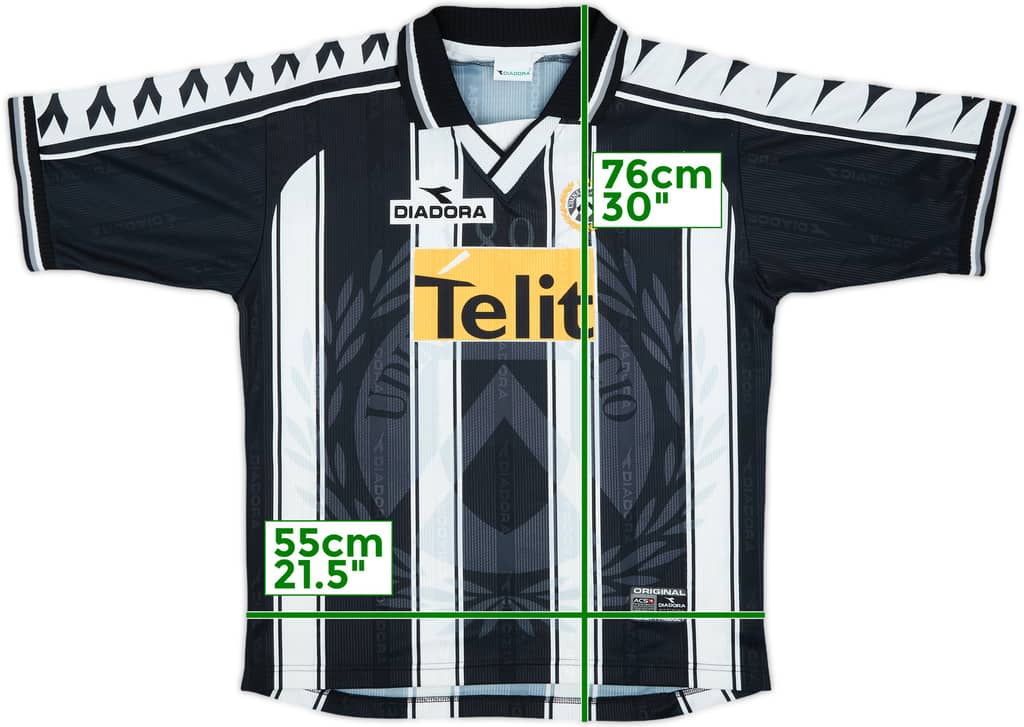1999-00 Udinese Home Shirt - 8/10 - (L)