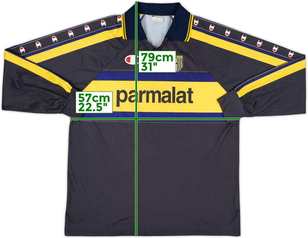 1999-00 Parma Away L/S Shirt - 9/10 - (XL)