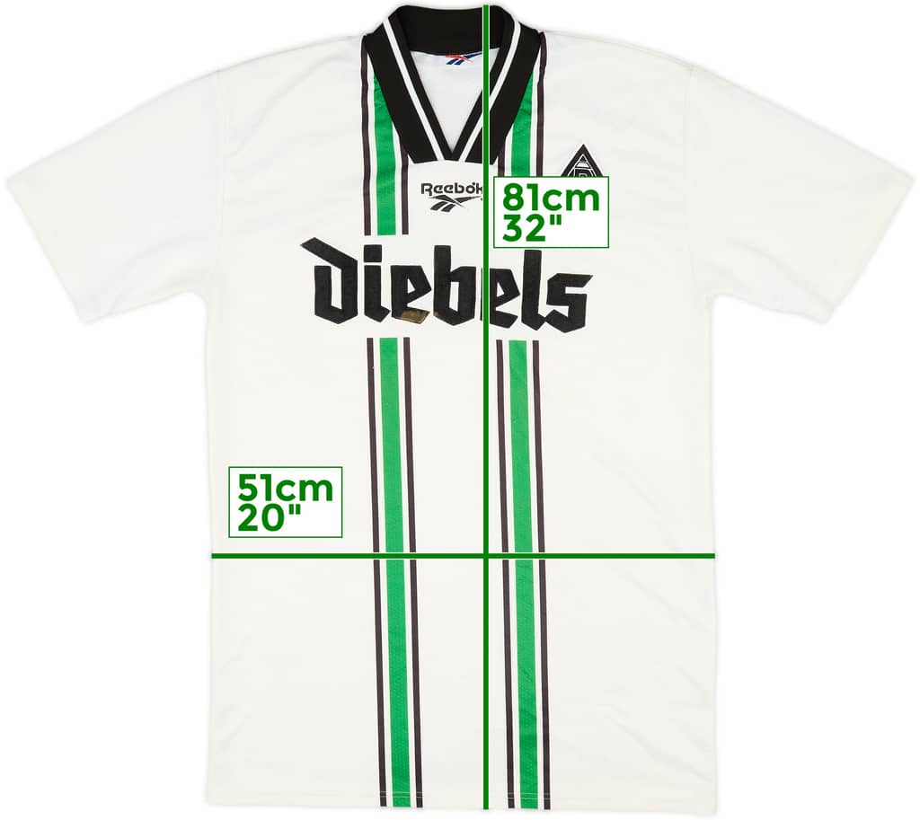 1996-97 Borussia Monchengladbach Home Shirt - 7/10 - (M)