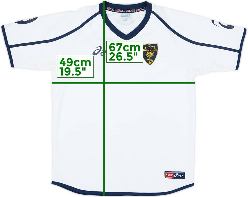 2000-01 Lecce Asics Training Shirt - 9/10 - (XL.Boys)
