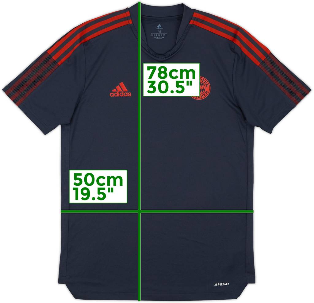 2021-22 Bayern Munich adidas Training Shirt - 10/10 - (M)