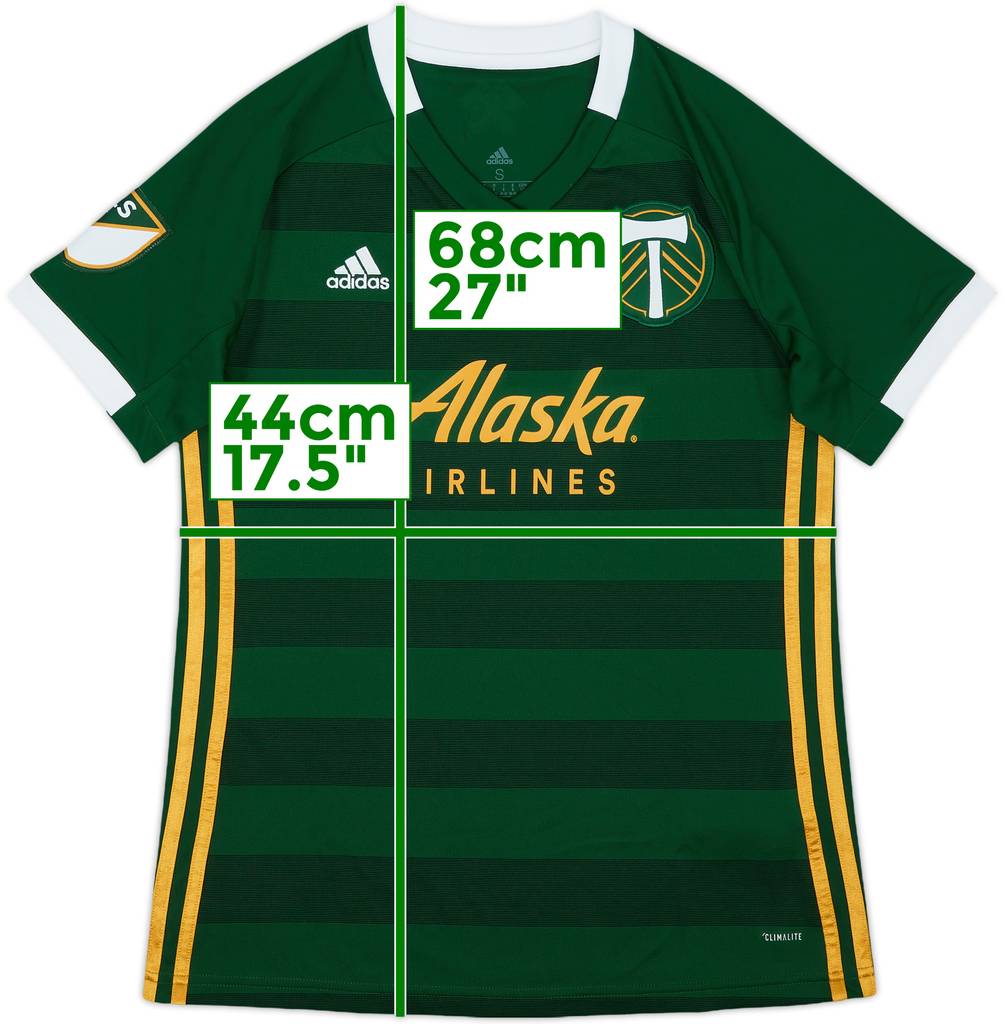 2019-20 Portland Timbers Home Shirt - 10/10 - (S)