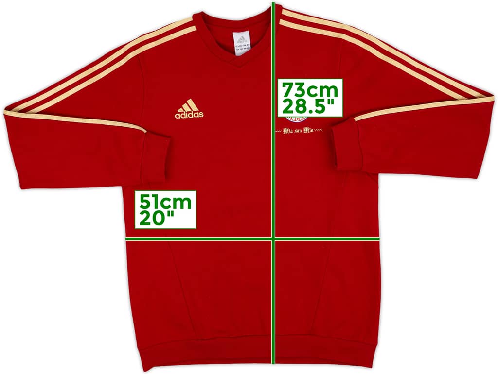 2011-12 Bayern Munich adidas Sweat Top - 8/10 - (M/L)