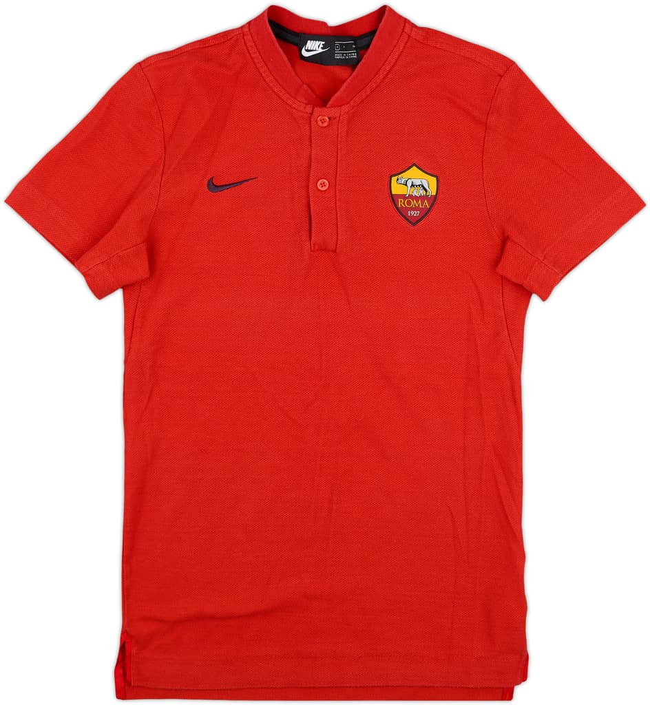 2018-19 Roma Nike Polo Shirt - 8/10 - (S)