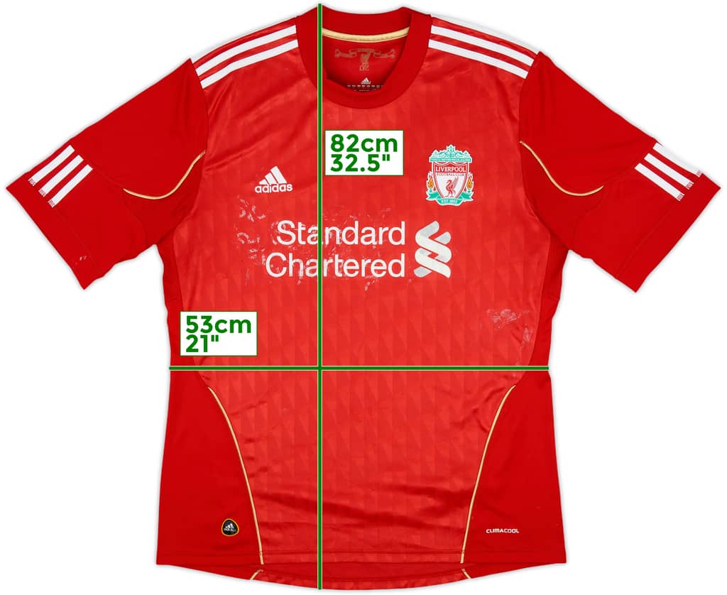 2010-12 Liverpool Home Shirt - 4/10 - (L)