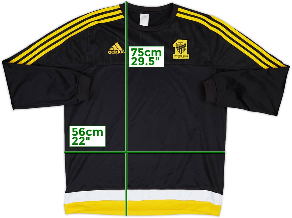 2015-16 Al-Ittihad adidas Sweat Top - 8/10 - (XL)