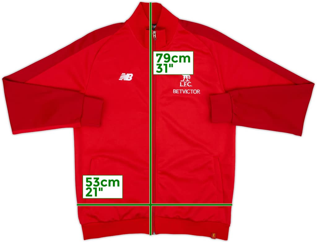 2018-19 Liverpool New Balance Track Jacket - 8/10 - (XL)