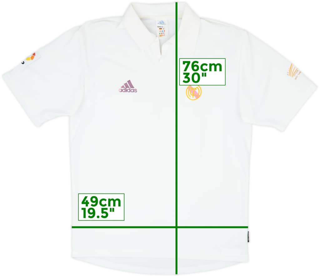2001 Real Madrid Home Shirt - 5/10 - (M)