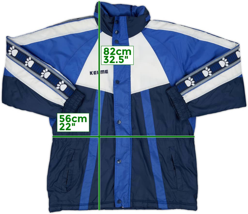 1996-97 Real Madrid Kelme Padded Bench Coat - 4/10 - (XS)
