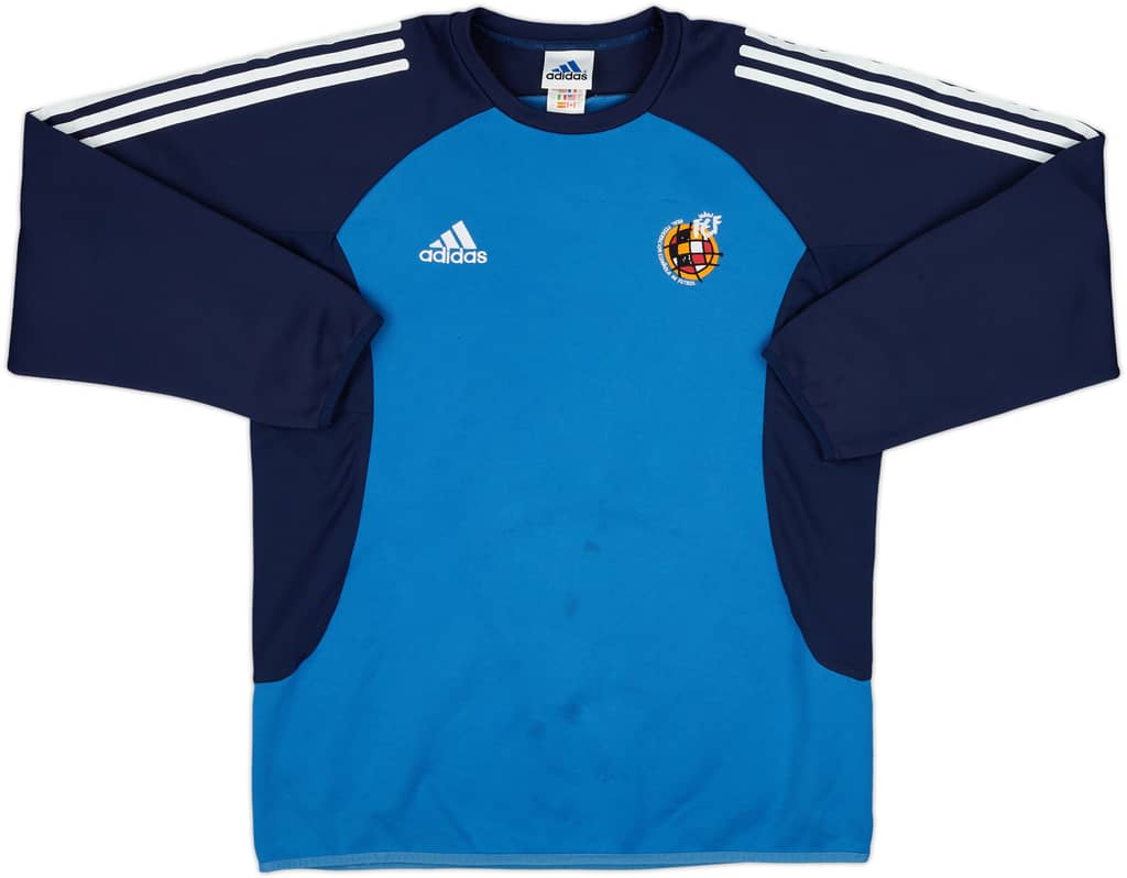 2001-02 Spain adidas Sweat Top - 6/10 - (S)