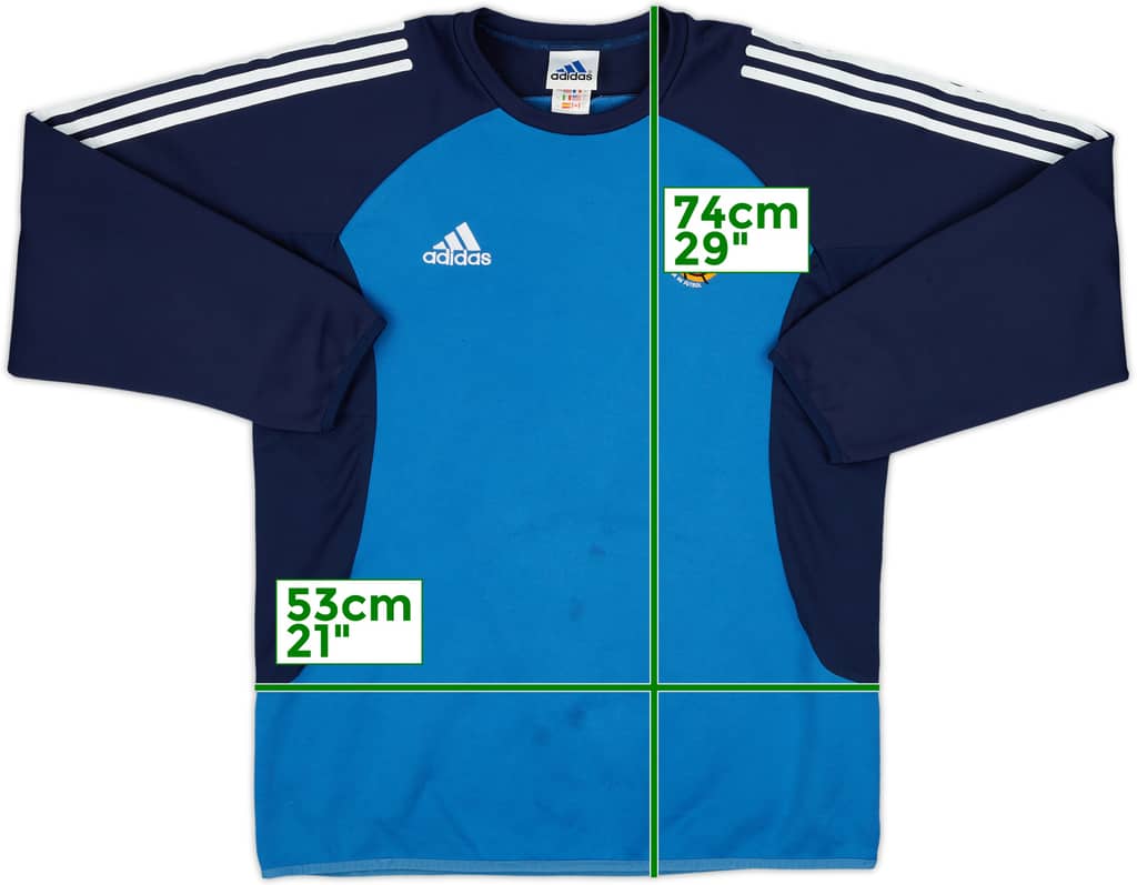 2001-02 Spain adidas Sweat Top - 6/10 - (S)