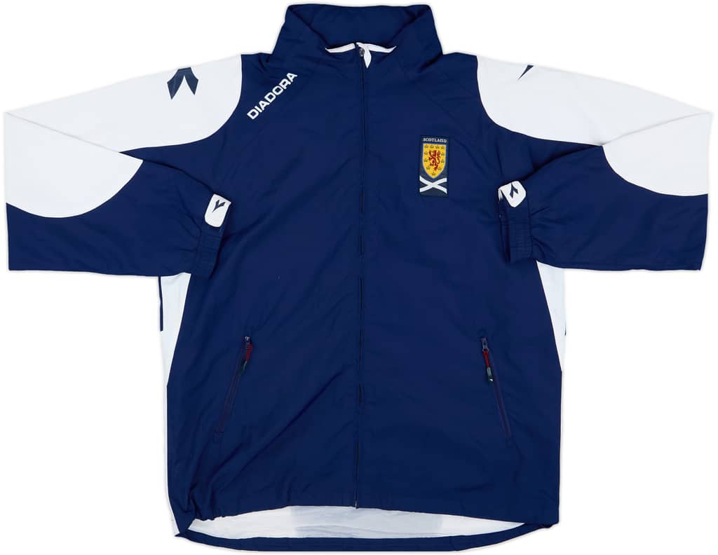 2005-06 Scotland Diadora Rain Jacket - 6/10 - (L)