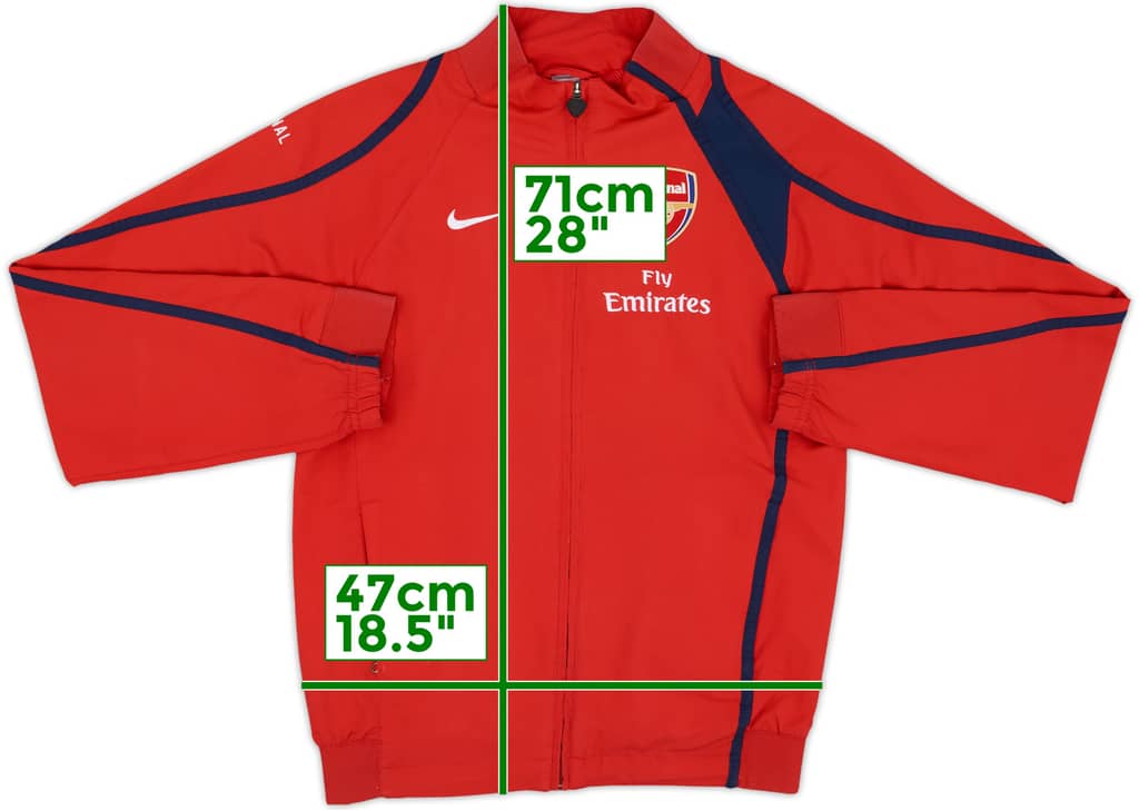 2007-08 Arsenal Nike Track Jacket - 7/10 - (S)