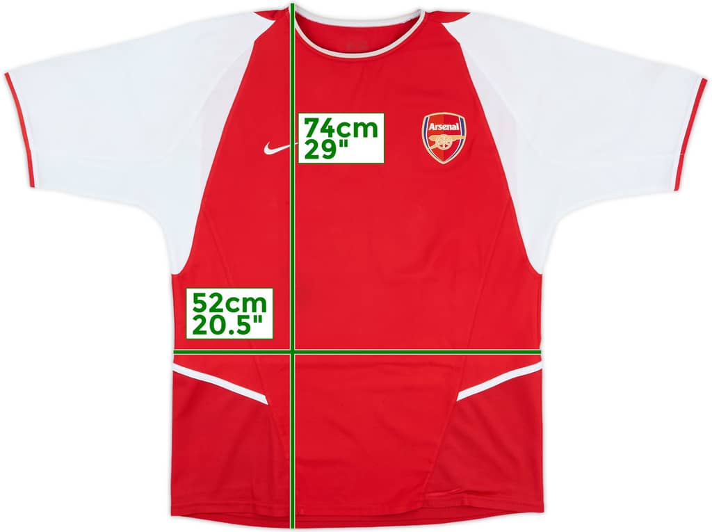 2002-04 Arsenal Home Shirt - 3/10 - (M)