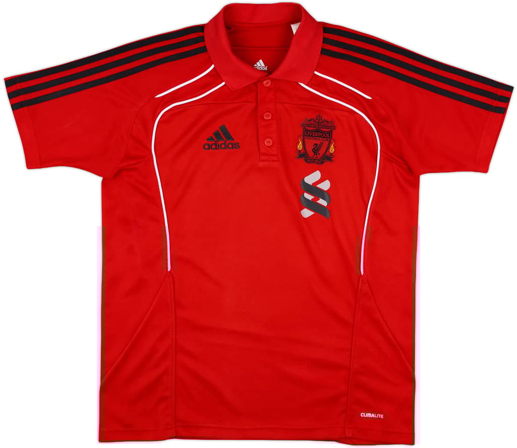 2010-11 Liverpool adidas Polo Shirt - 8/10 - (S)