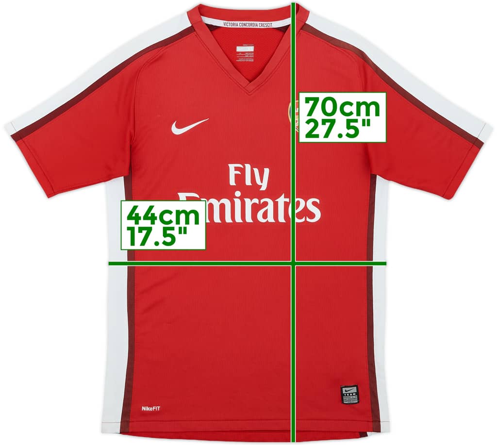 2008-10 Arsenal Home Shirt - 8/10 - (XL.Boys)