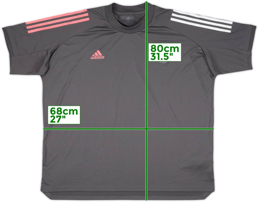 2020-21 Real Madrid adidas Training Shirt - 10/10 - (XXL)