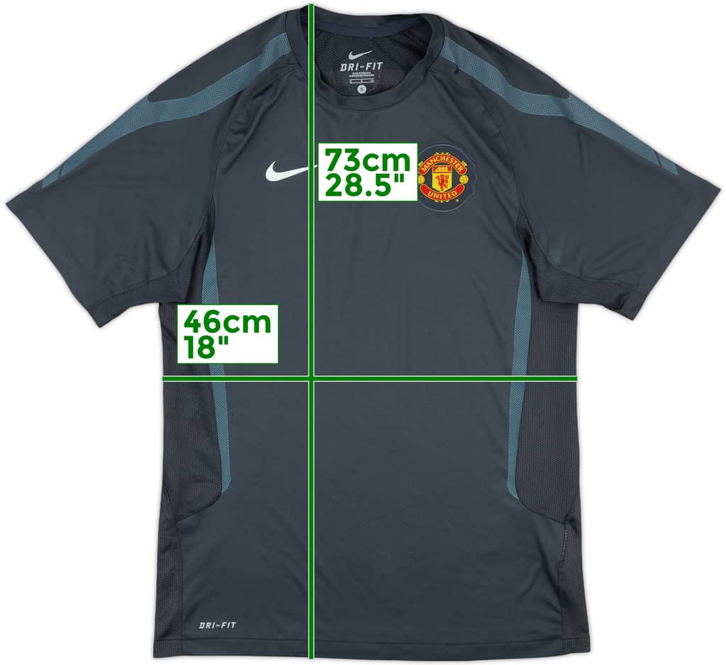 2010-11 Manchester United Nike Training Shirt - 7/10 - (S)