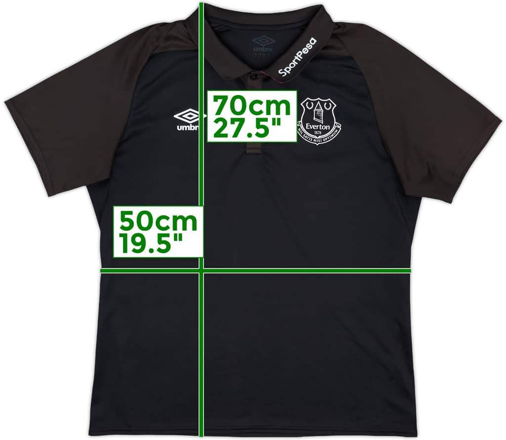 2018-19 Everton Umbro Polo Shirt - 10/10 - (L)