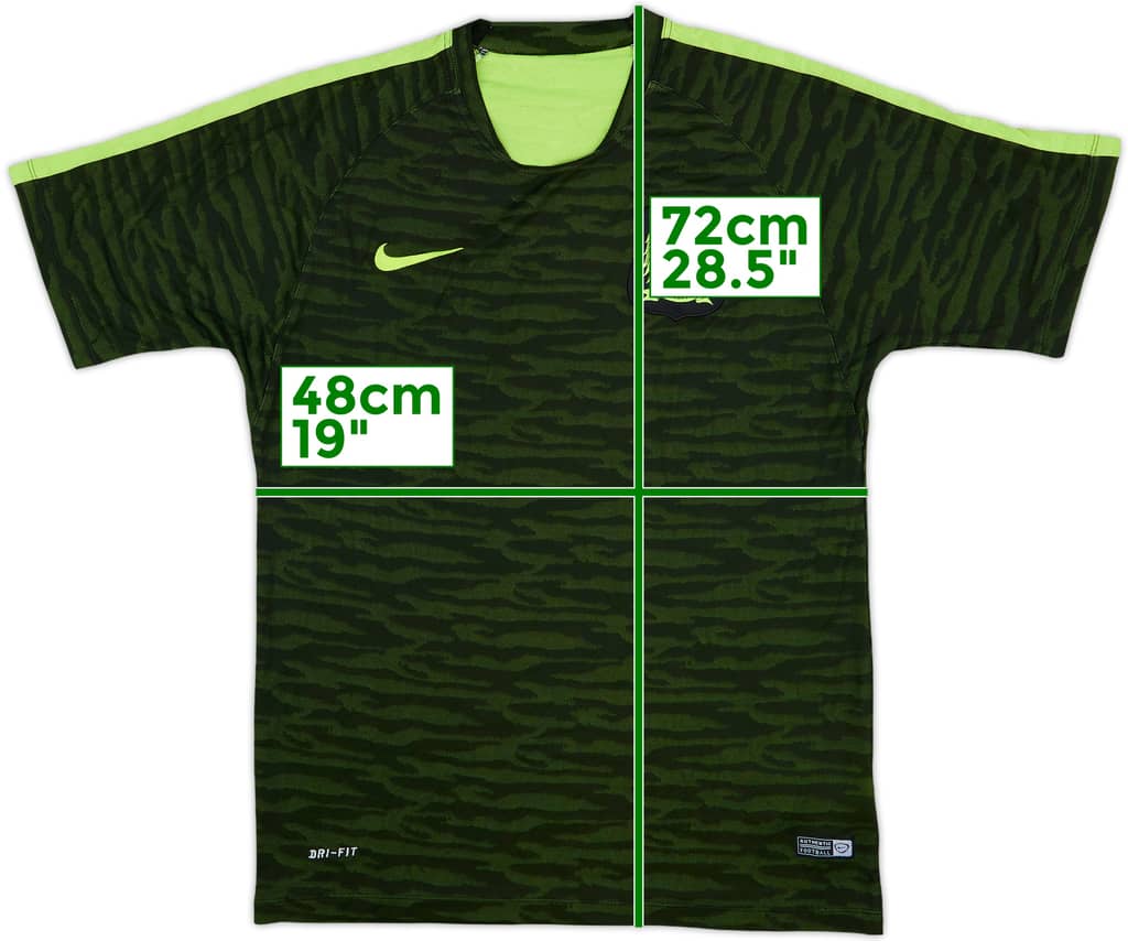 2013-14 Manchester City Nike Training Shirt - 8/10 - (L)