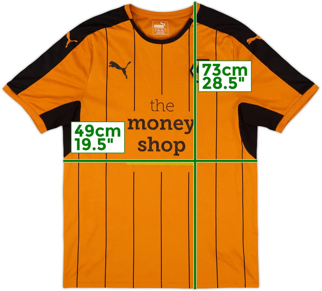 2016-17 Wolves Home Shirt - 6/10 - (M)