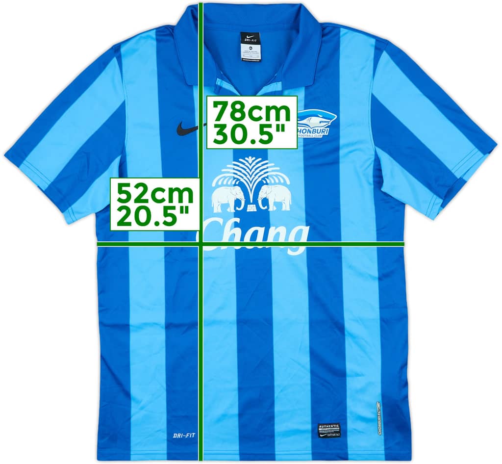 2013 Chonburi Home Shirt - 10/10 - (XL)