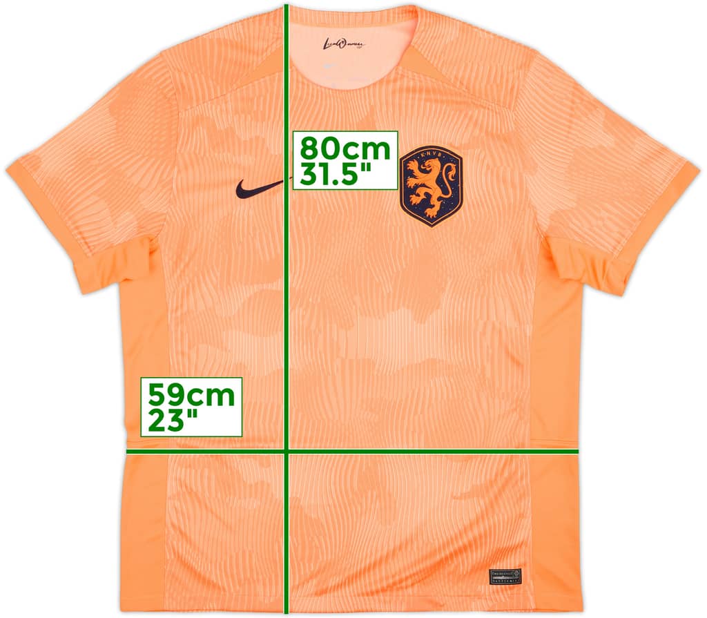 2023-24 Netherlands Women's Home Shirt - 10/10 - (Men's XL)