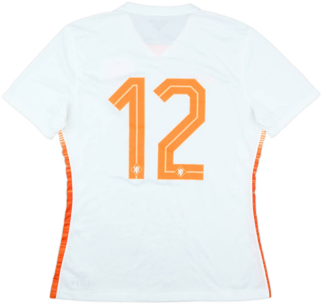2015 Netherlands Match Issue Away Shirt #12