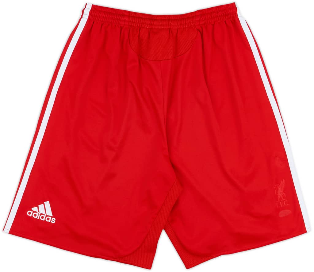 2008-10 Liverpool Home Shorts - 8/10 - (L.Boys)