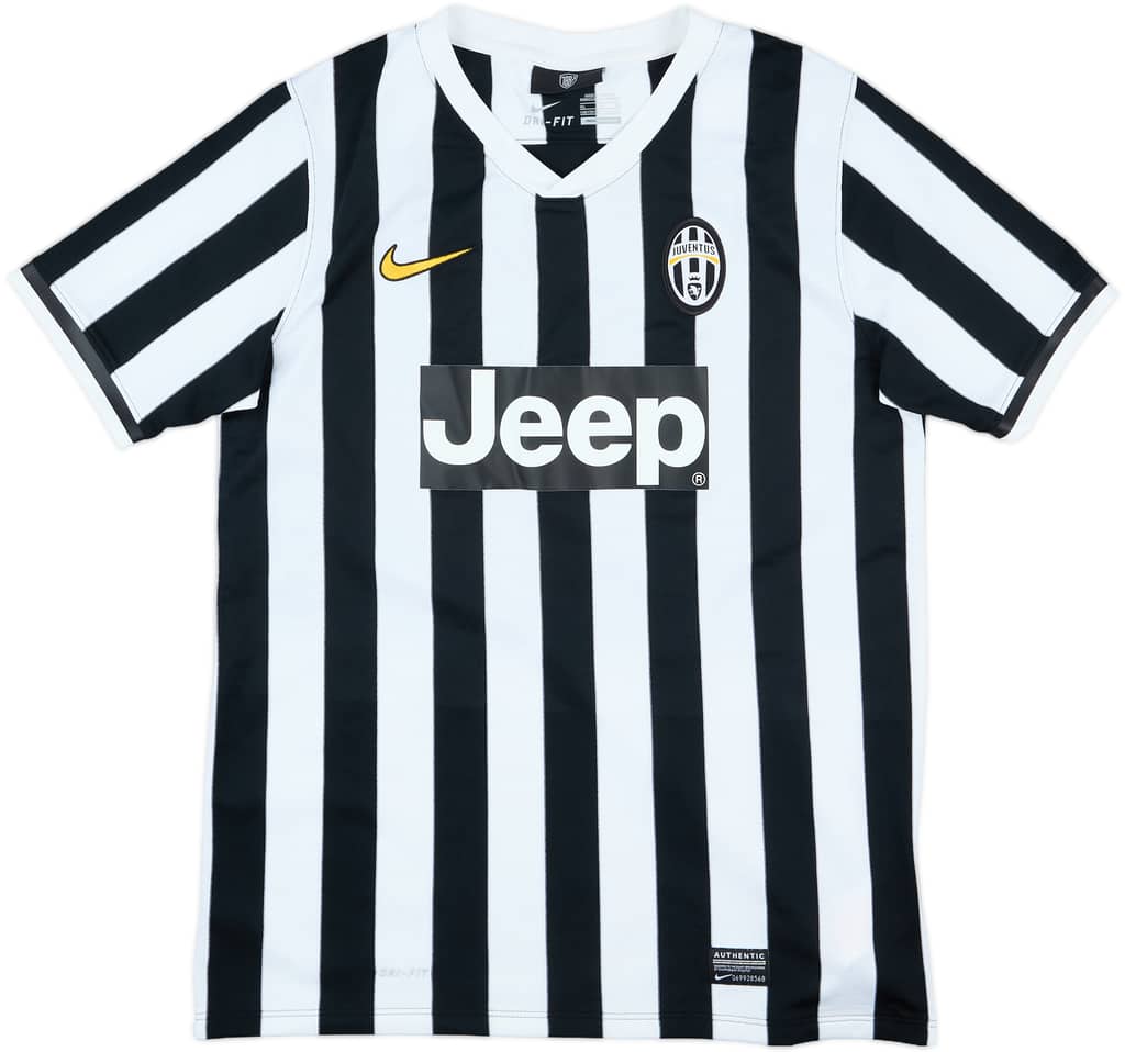 2013-14 Juventus Home Shirt - 7/10 - (XL.Boys)