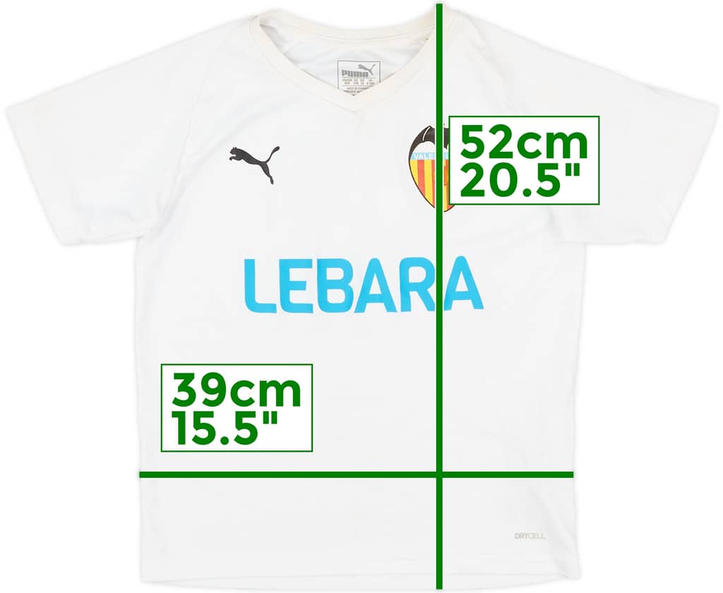2019-20 Valencia Puma Training Shirt - 8/10 - (S.Boys)
