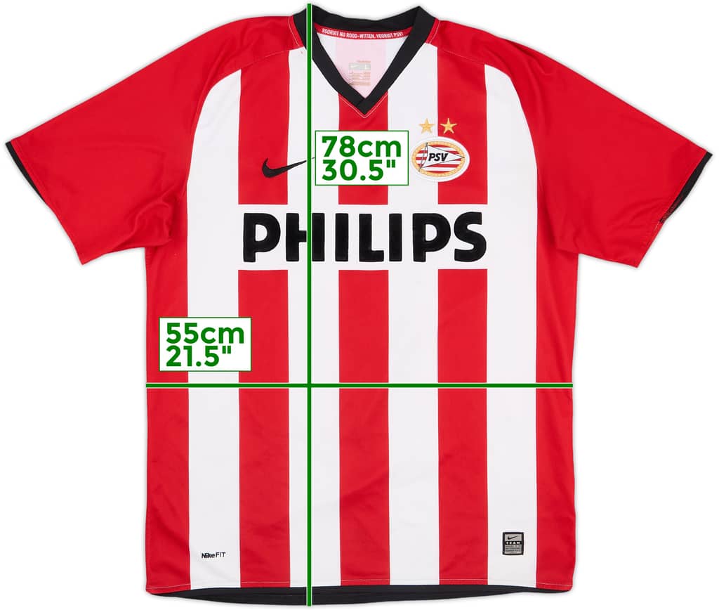 2008-10 PSV Home Shirt - 8/10 - (L)