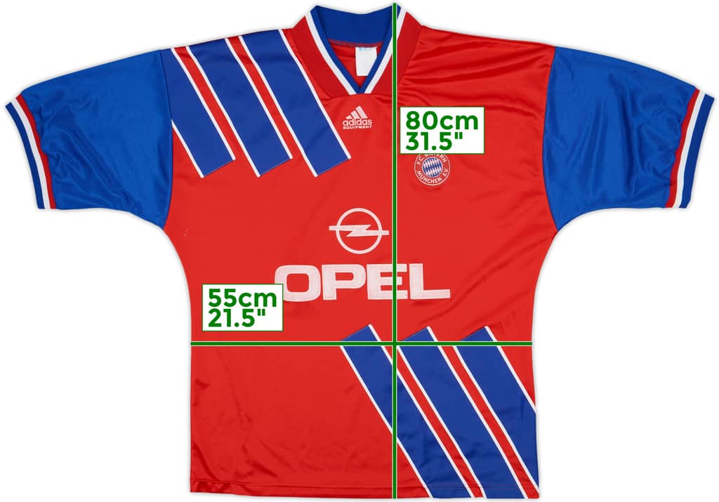 1993-95 Bayern Munich Home Shirt - 8/10 - (XL)