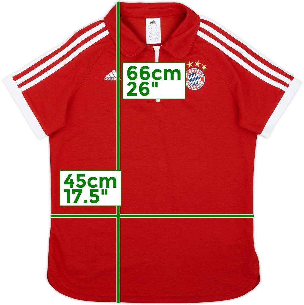 2013-14 Bayern Munich adidas Polo Shirt - 9/10 - (Women's M)