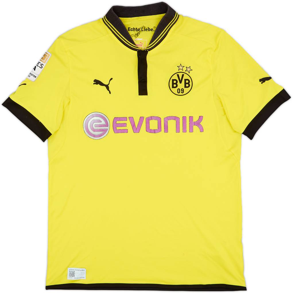 2012-13 Borussia Dortmund Home Shirt - 6/10 - (XL)