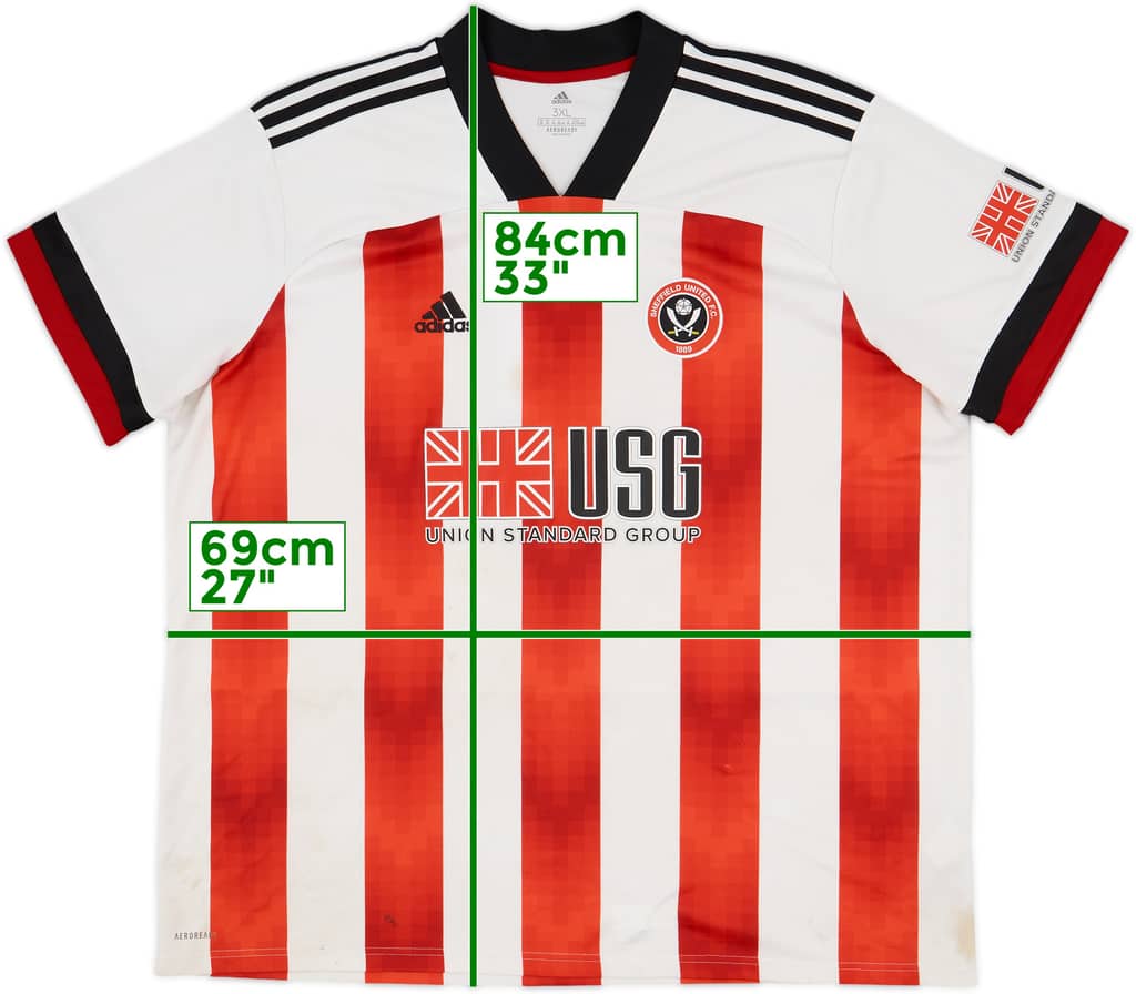 2020-21 Sheffield United Home Shirt - 4/10 - (3XL)