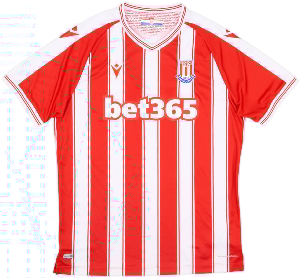 2020-21 Stoke City Home Shirt - 10/10 - (XL)