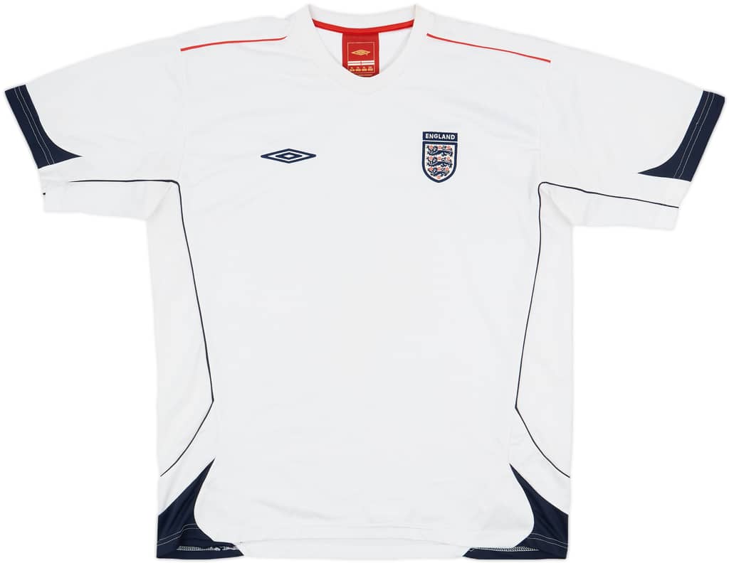 2002-04 England Umbro Training Shirt - 8/10 - (XL)
