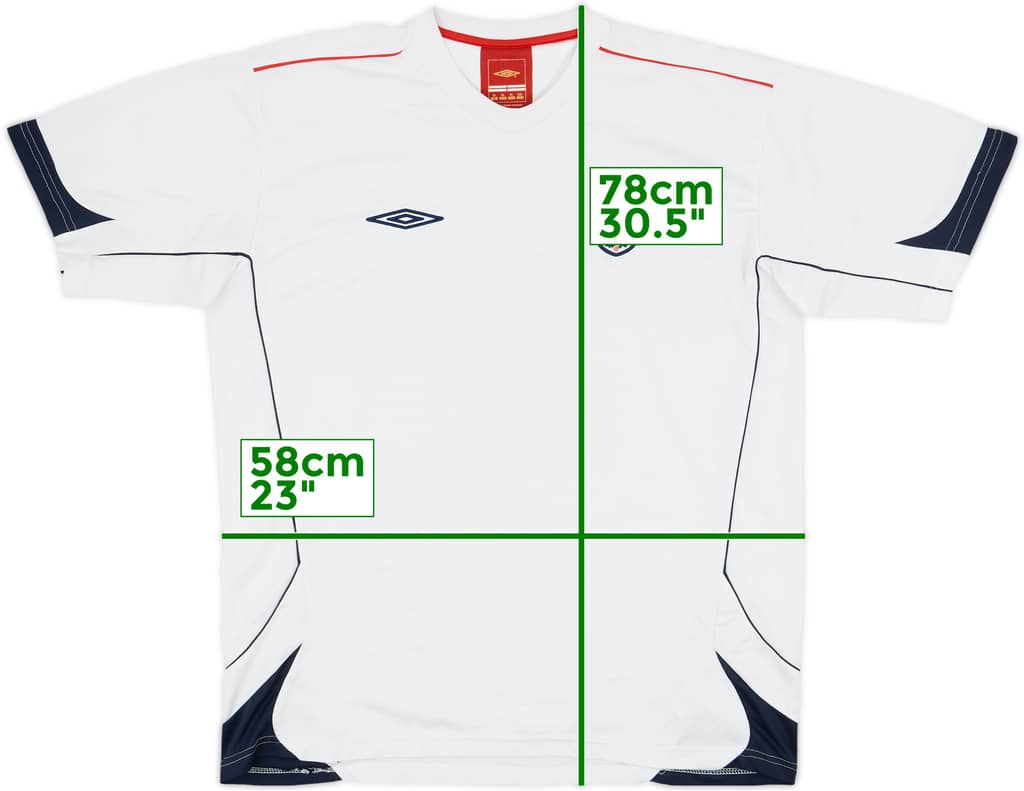 2002-04 England Umbro Training Shirt - 8/10 - (XL)