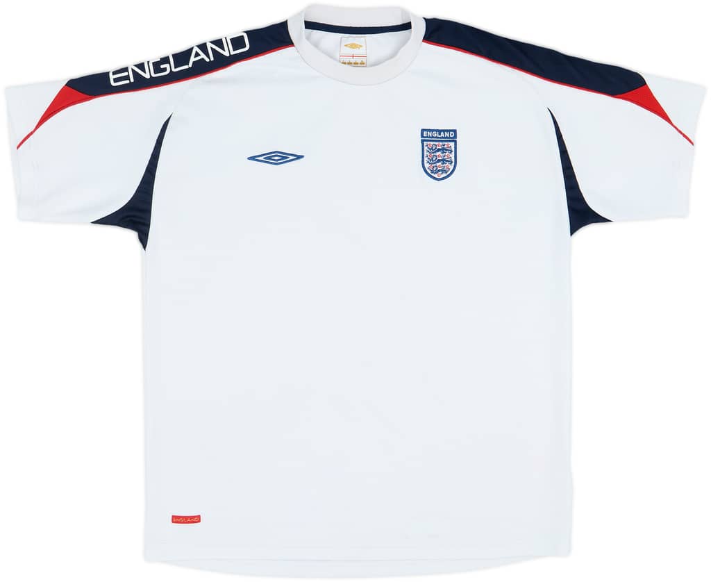 2001-02 England Umbro Training Shirt - 6/10 - (L)