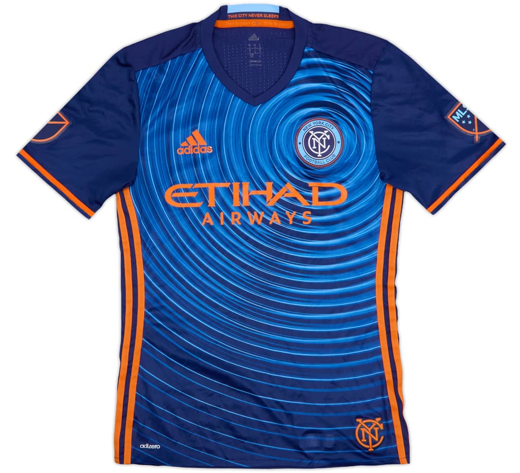 2016-17 New York City Authentic Away Shirt - 6/10 - (S)