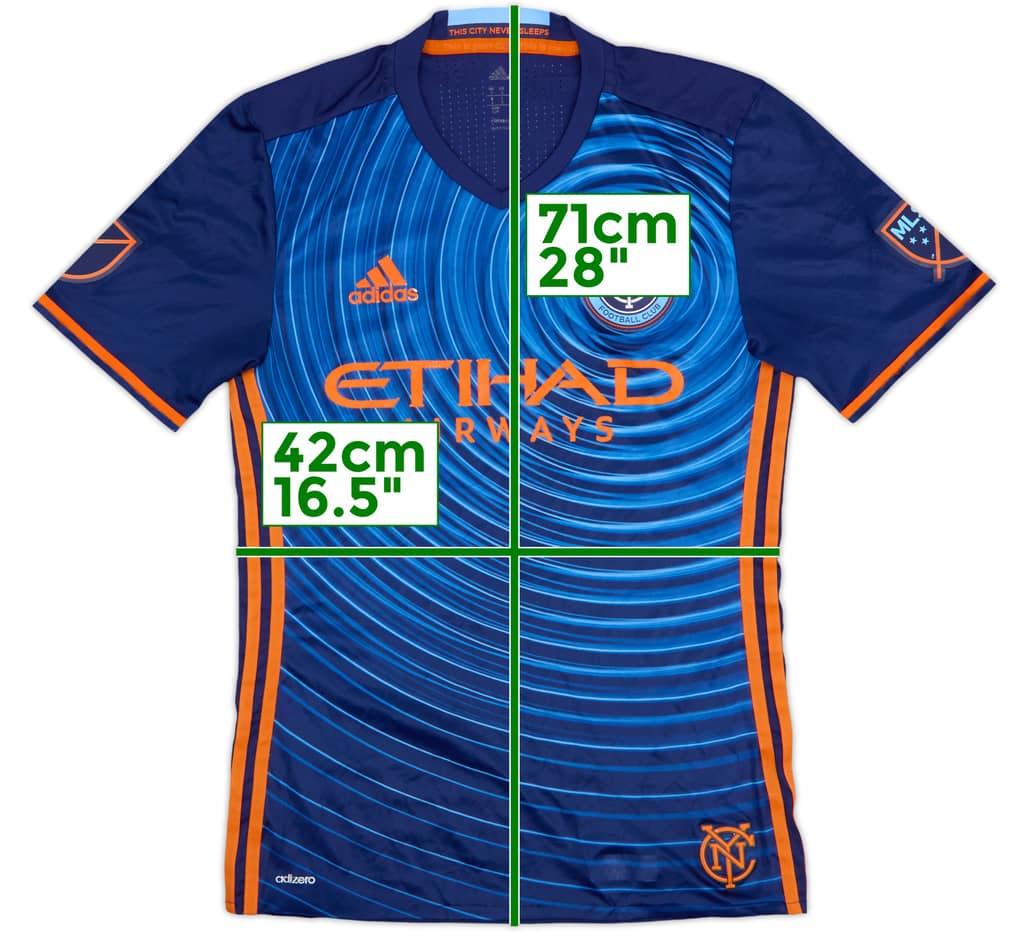 2016-17 New York City Authentic Away Shirt - 6/10 - (S)