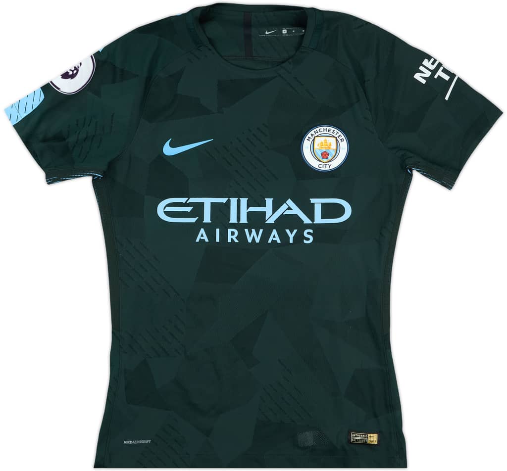 2017-18 Manchester City Match Issue Third Shirt Diaz #55