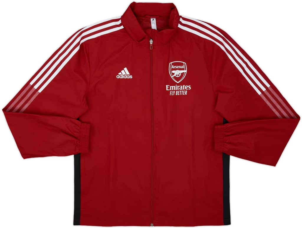 2021-22 Arsenal adidas Hooded Track Jacket - 10/10 - (S)