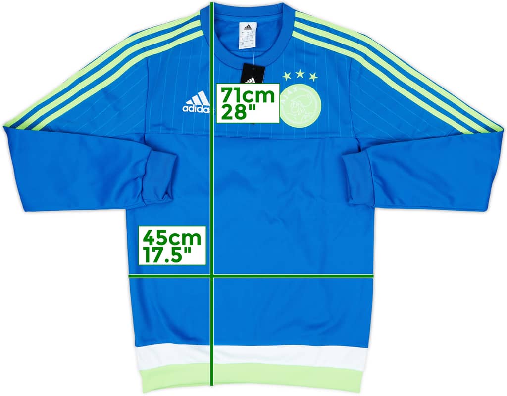 2015-16 Ajax adidas Sweat Top (XS)