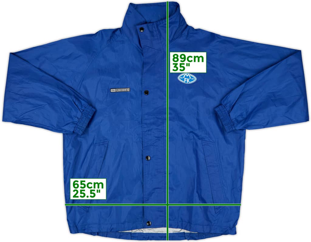 2003 Molde FK Umbro Hooded Rain Jacket - 8/10 - (XL)